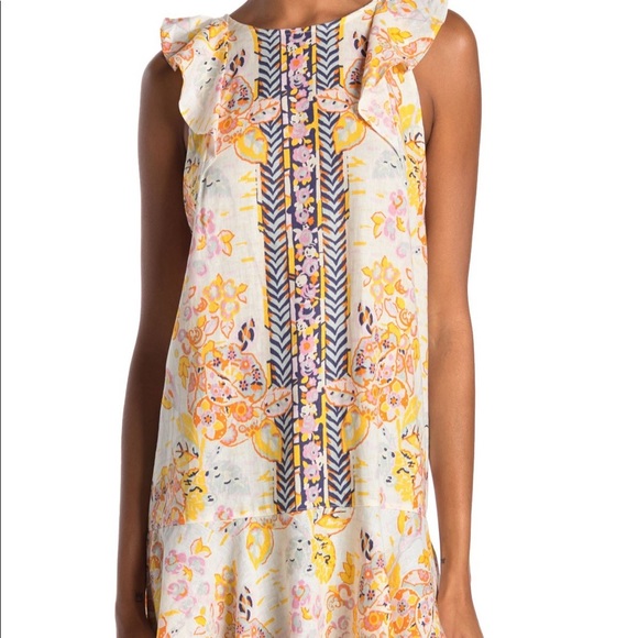 Free People  cream Tulum tunic - Picture 1 of 9
